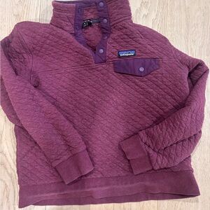 Patagonia Quilted Pullover - Burgundy